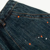 Paint Splatter American High Street Wide Denim