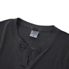 Women’s Retro Wash Fitted Stand Collar Tee