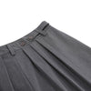 Vintage Pleated Wide Leg Cropped Trousers