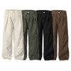 Striped Corduroy Patchwork Relaxed Fit Multi-Pocket Utility Cargo Pants