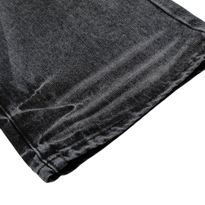 Vintage Washed Black Flared Denim Jeans