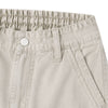 Washed Solid Wide Relaxed Workwear Pants