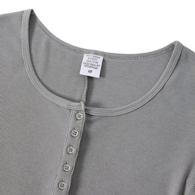 Vintage Washed Slim Fit Bodysuit Tee
