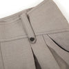 Vintage Curved Wide Leg Draped Trousers