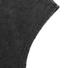 Acid Wash Raw Edge Sleeveless Tee