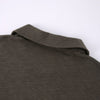 Retro Boxy Wool Blend Seagull Collar Polo Shirt