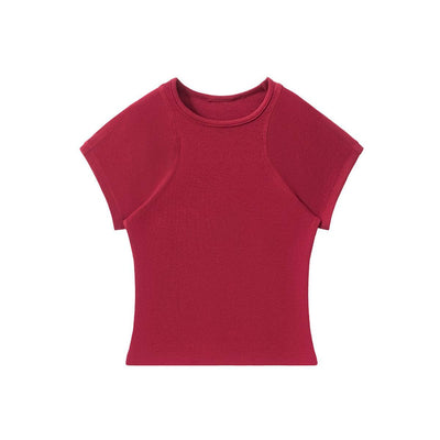 Academia Style Soft Daily Wear Stretch Tee