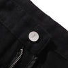 Contrast Stitch Utility Denim Shorts