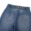 Paris Button Baggy Wide-Leg Denim Jeans
