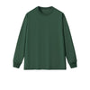 Solid Loose Fit Long-Sleeve Cotton T-Shirt 9.15oz