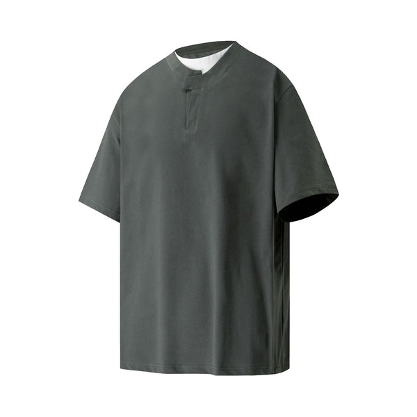 Layered Deconstructed Cropped Boxy Crew Tee