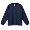 Solid Loose Fit Side Split Hem Long Sleeve T-Shirt