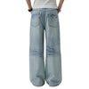 Light Wash Ghost Claw Baggy Wide Leg Denim Jeans