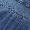 Women's Loose Casual Denim Shirt Peter Pan collar