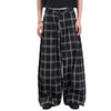 Vintage Hip-Hop Plaid High-Street Baggy Wide-Leg Trousers