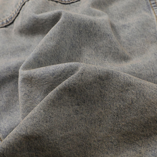 Stand-collar Washed Vintage Loose Denim Jacket