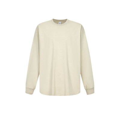 Vintage Loose Fit Heavyweight Cotton Long-Sleeve T-Shirt