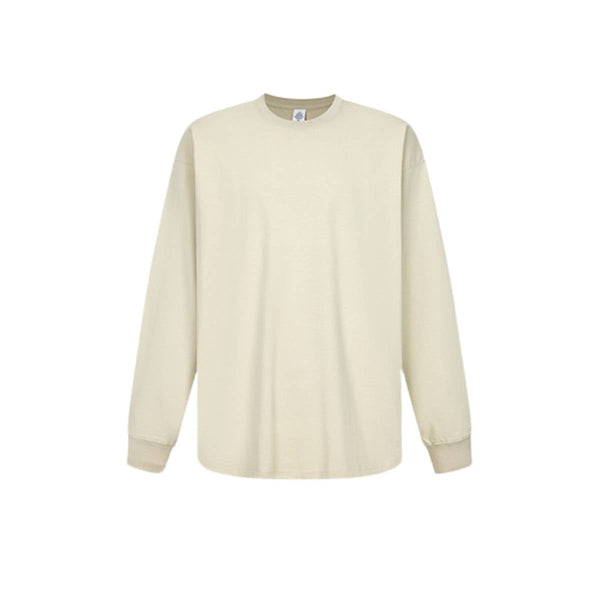Vintage Loose Fit Heavyweight Cotton Long-Sleeve T-Shirt