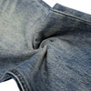 Men's Washed Vintage Loose Straight-Leg Denim Jeans with Distressed Details