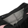 Raw Black Wide Leg Jeans with Utility Flap Pocket Detail