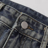 Distressed Patched Star Detail Jeans