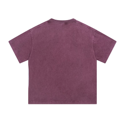Vintage Washed Patchwork T Shirt 8oz-INNBLAC Fashion Apparel