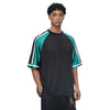 Breathable Mesh Contrast Retro Outdoor Activity Tee
