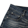 Blue Washed Baggy Cat Whisker Jeans