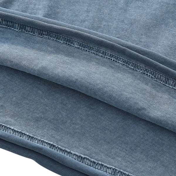 Washed Boxy Raw Hem Tee