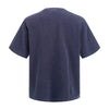 Casual Waffle Fabric Button Neck T-Shirt