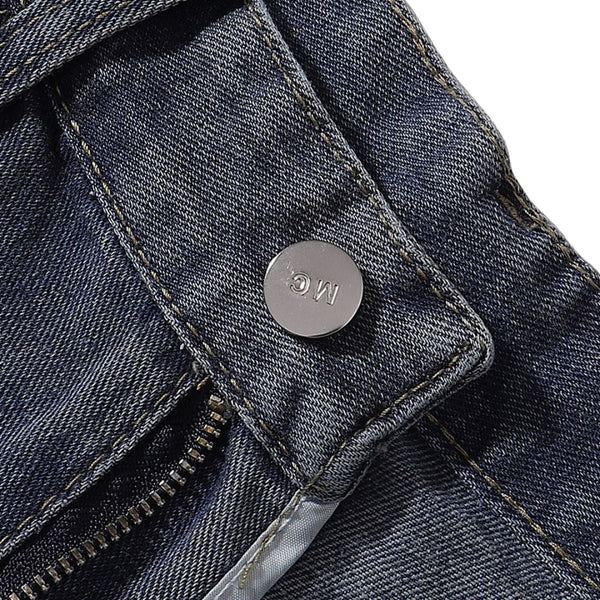 Cartoon Patch Loose Fit Denim Shorts