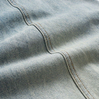 High Street Wide Leg Deconstructed Vintage Washed Loose Jeans