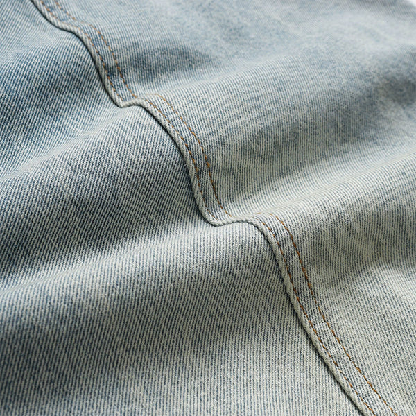 High Street Wide Leg Deconstructed Vintage Washed Loose Jeans