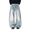 Vintage Fade Sculptural Barrel Leg Denim Jeans