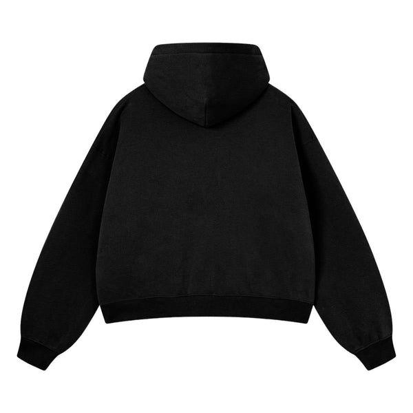 Vintage Acid Washed Thick Hooded Sweatshirt