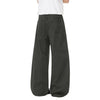 Vintage Washed Curved-Leg Trousers