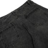 Men's Distressed Washed Denim Cargo Pants Wide Leg Unique Structured