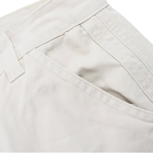 Vintage Washed High-Waist Relaxed Straight Wide-Leg Trousers
