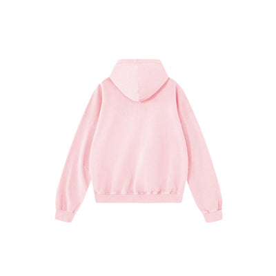 Retro Loose Washed Unique Pockets Hoodie