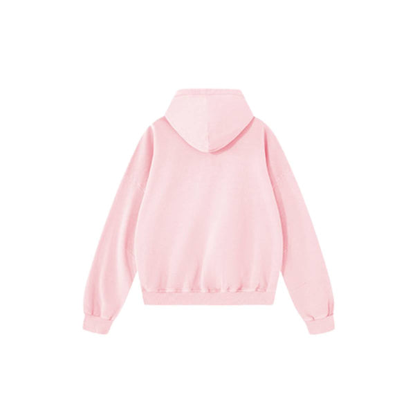 Retro Loose Washed Unique Pockets Hoodie