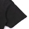 Black Washed Cotton Ripped Boxy Tee 8oz