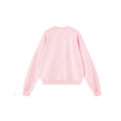 Vintage Washed Terry Crewneck Streetwear Sweatshirt