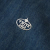 Long-Sleeve Button-Front Denim Shirt