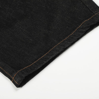 Classic Dark Wash Wide Leg Jeans