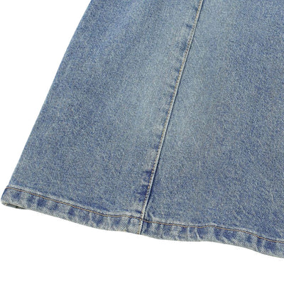 Halter Neck Fitted Bodycon Denim Mini Dress