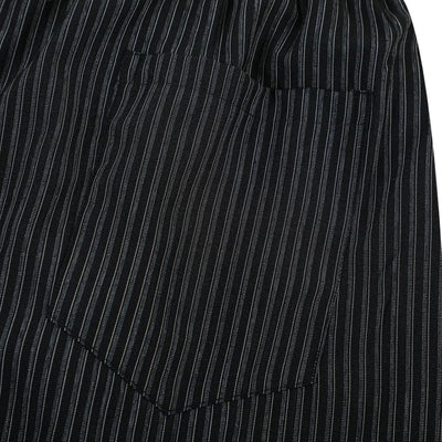 Vintage Striped Wide Leg Suit Trousers