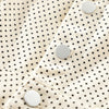 Polka Dot Strappy Denim Midi Dress
