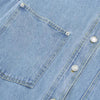 Fashion Lapel Long-sleeved Denim Shirt Jacket