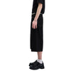 Raw Loose Straight-Leg Bermuda Washed Denim Shorts