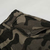 Camouflage Utility Wide Leg Adjustable Hem Pants